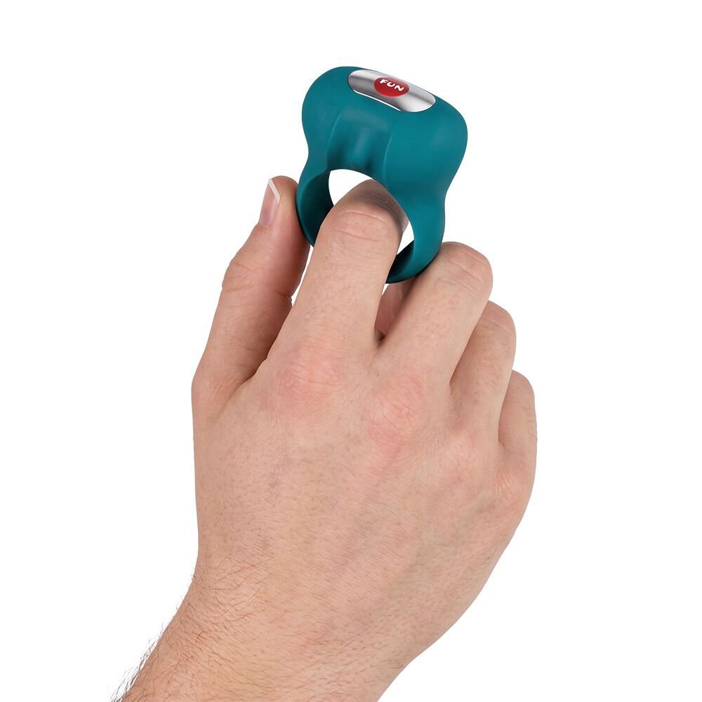 Ерекційне віброкільце Fun Factory Steady Bottle Green - Зображення 2