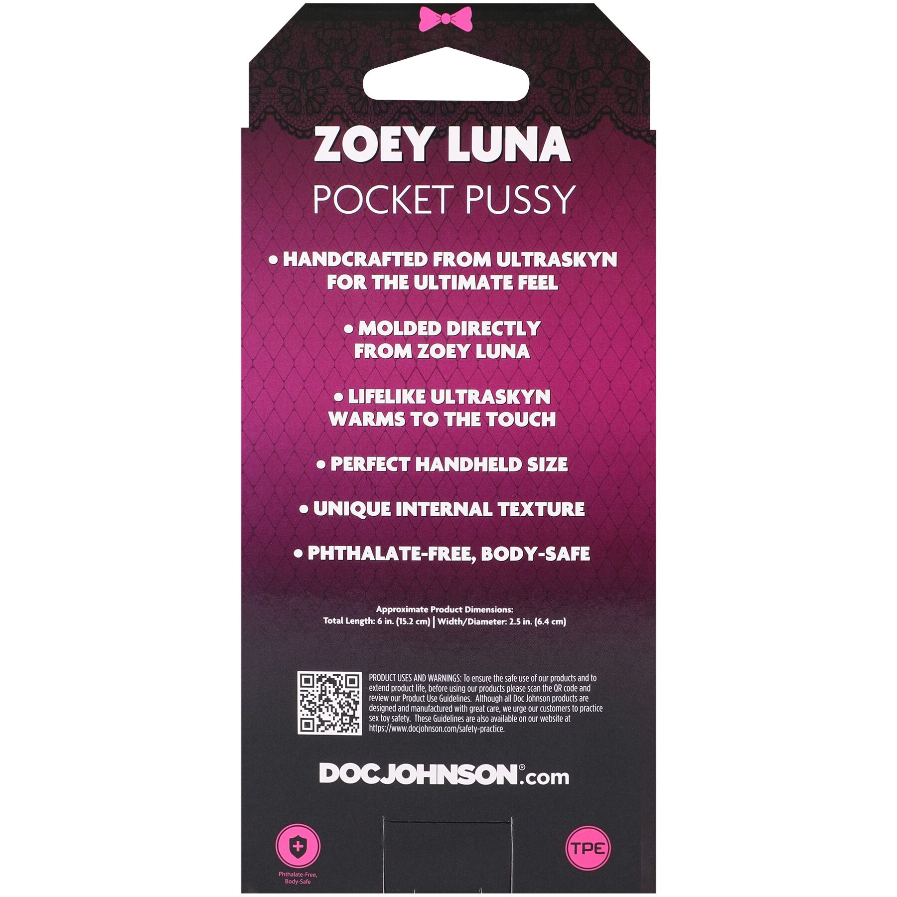 Мастурбатор Doc Johnson Zoey Luna - Зображення 7
