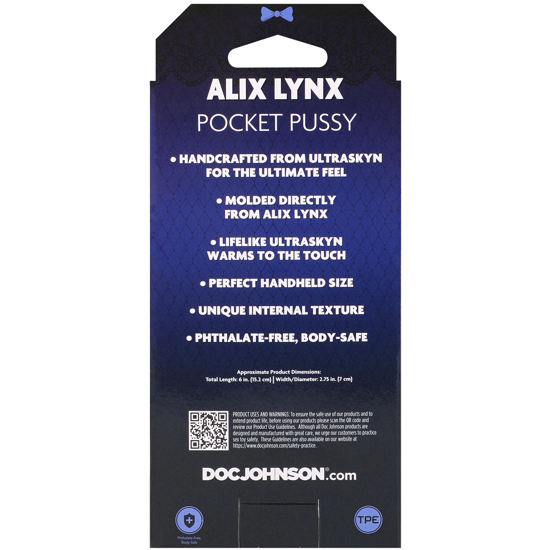 Мастурбатор Doc Johnson Alix Lynx - Зображення 6