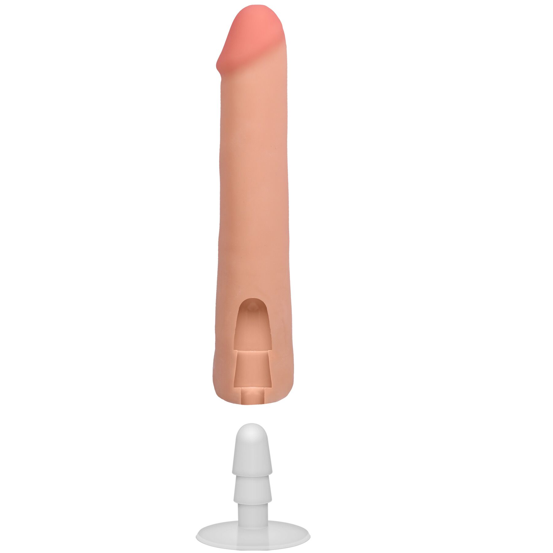 Фалоімітатор Doc Johnson The Realistic Cock ULTRASKYN - 9 Inch Vanilla - Зображення 6