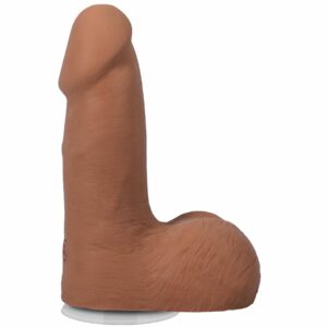 Фалоімітатор Doc Johnson The Realistic Cock ULTRASKYN - 5 Inch with Balls Caramel