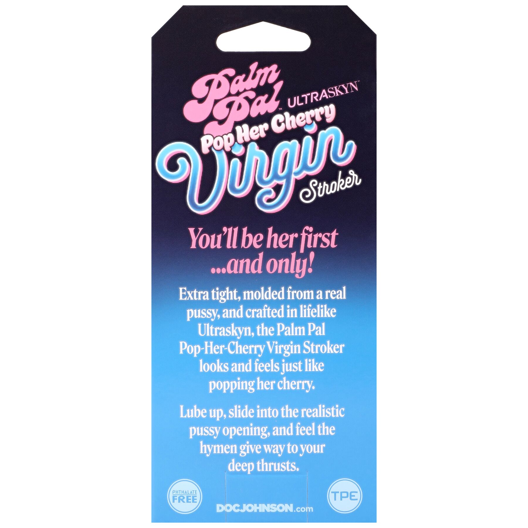 Мастурбатор Doc Johnson Palm Pal Virgin Stroker with Pop Her Cherry Juice - Зображення 8