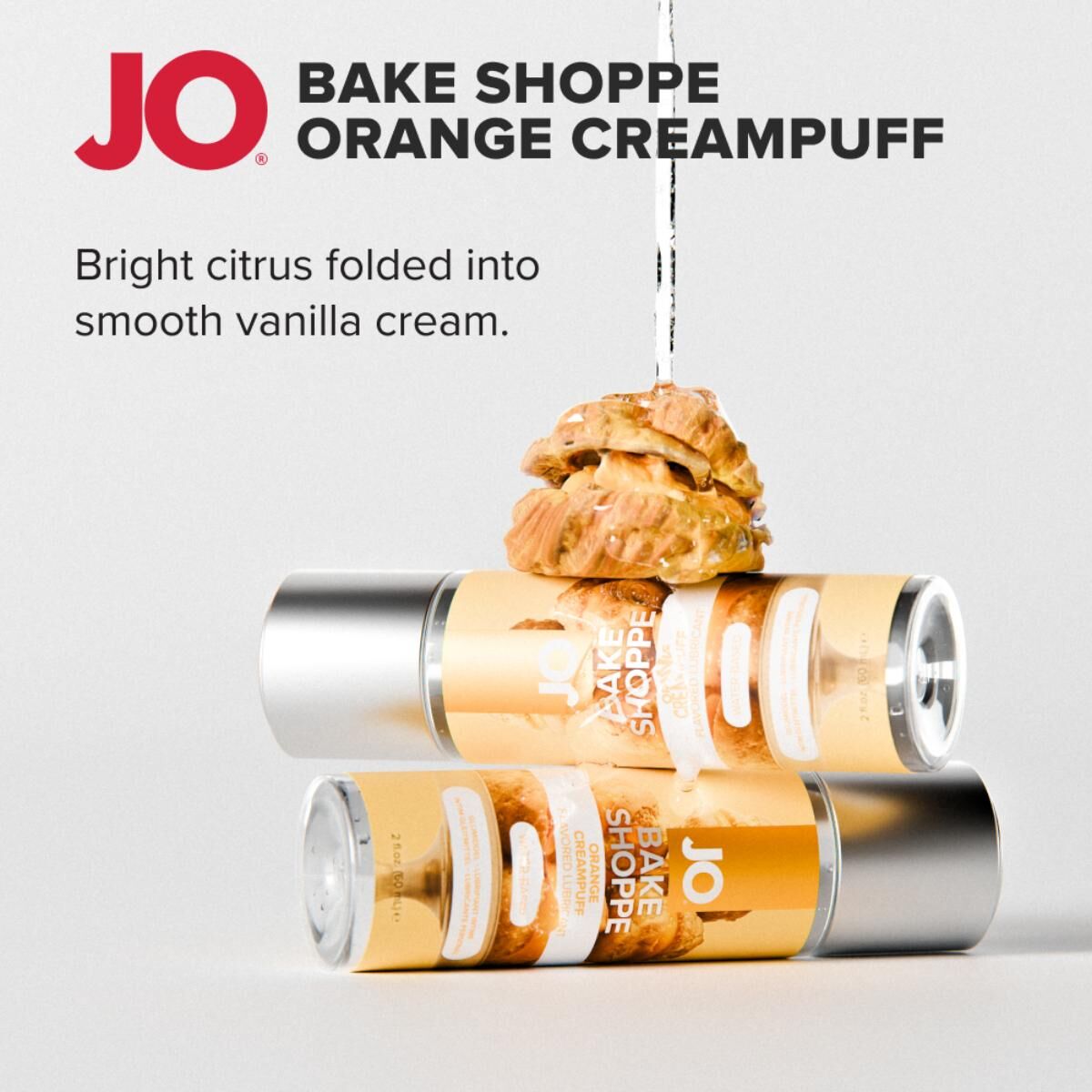Лубрикант на водній основі JO Bake Shoppe - Orange Creampuff 60 мл, без цукру та парабенів - Зображення 5