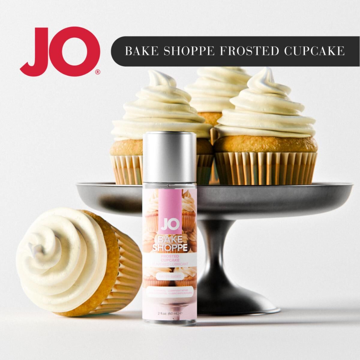 Лубрикант на водній основі JO Bake Shoppe - Frosted Cupcake 60 мл, без цукру та парабенів - Зображення 4