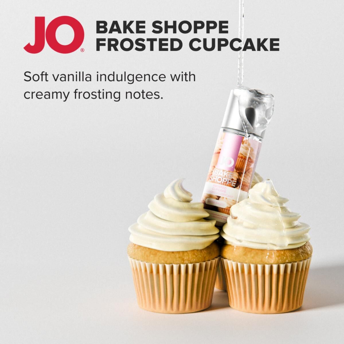 Лубрикант на водній основі JO Bake Shoppe - Frosted Cupcake 60 мл, без цукру та парабенів - Зображення 6