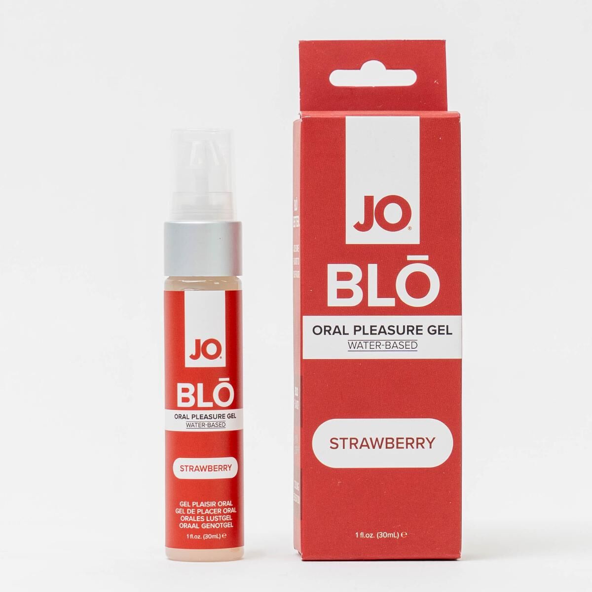Гель для оральних пестощів JO - BLO - Strawberry 30 мл - Зображення 3