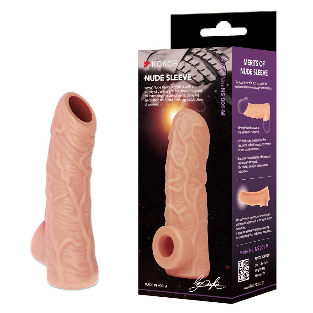 Насадка на член Kokos Nude Sleeve NS 001 S - Зображення 3