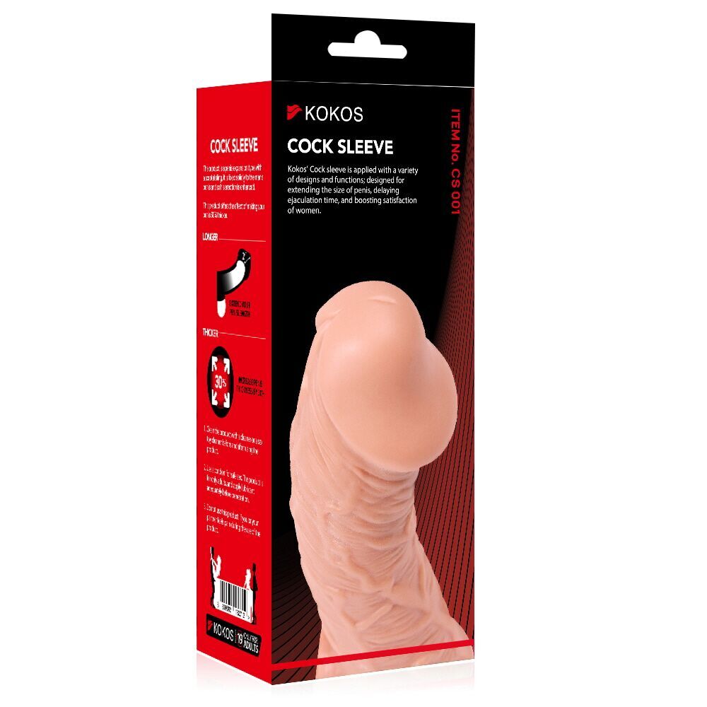 Насадка на член Kokos Cock Sleeve CS 001 S - Зображення 3