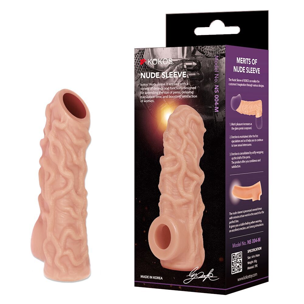 Насадка на член Kokos Nude Sleeve NS 004 S - Зображення 2