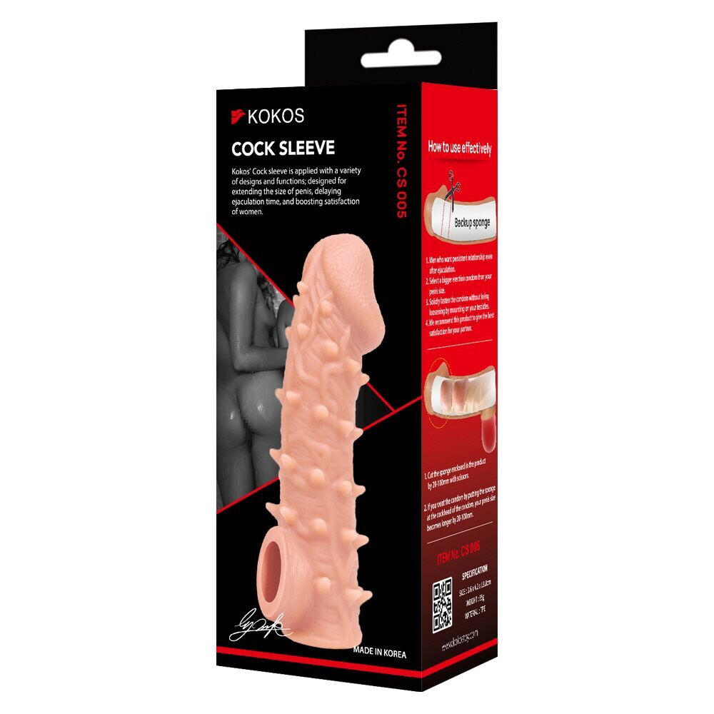 Насадка на член Kokos Cock Sleeve CS 005 S - Зображення 2