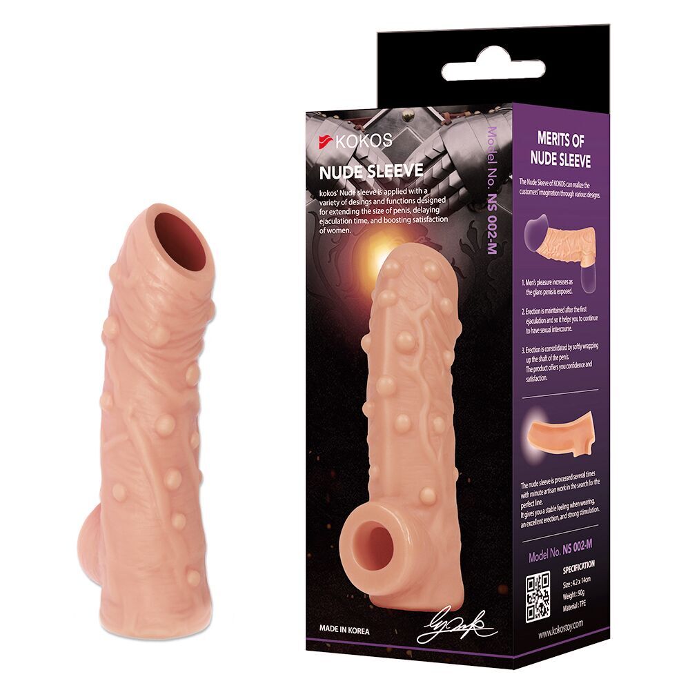 Насадка на член Kokos Nude Sleeve NS 002 S - Зображення 2