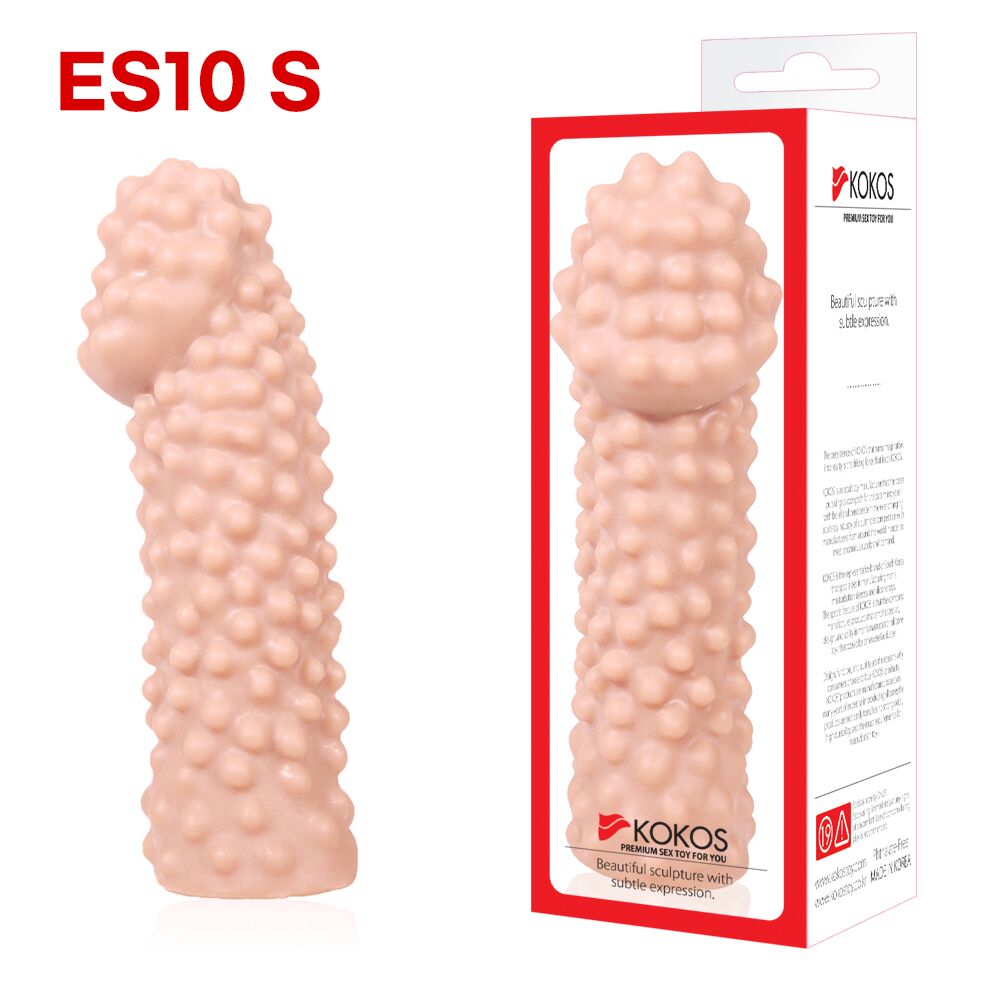 Насадка на член Kokos Extreme Sleeve ES.10 розмір S, потовщувальна, стимулювальний рельєф - Зображення 3