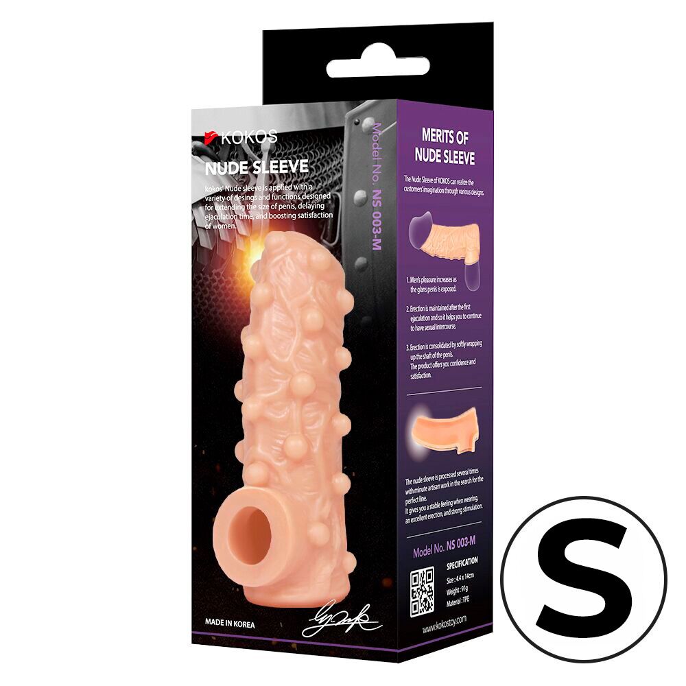 Насадка на член Kokos Nude Sleeve NS 001 S - Зображення 2