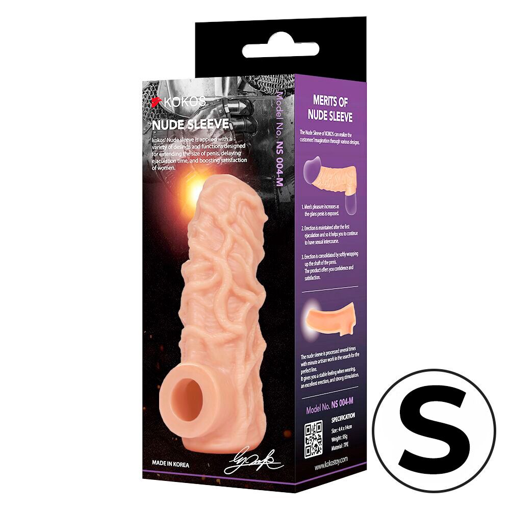 Насадка на член Kokos Nude Sleeve NS 004 S - Зображення 3