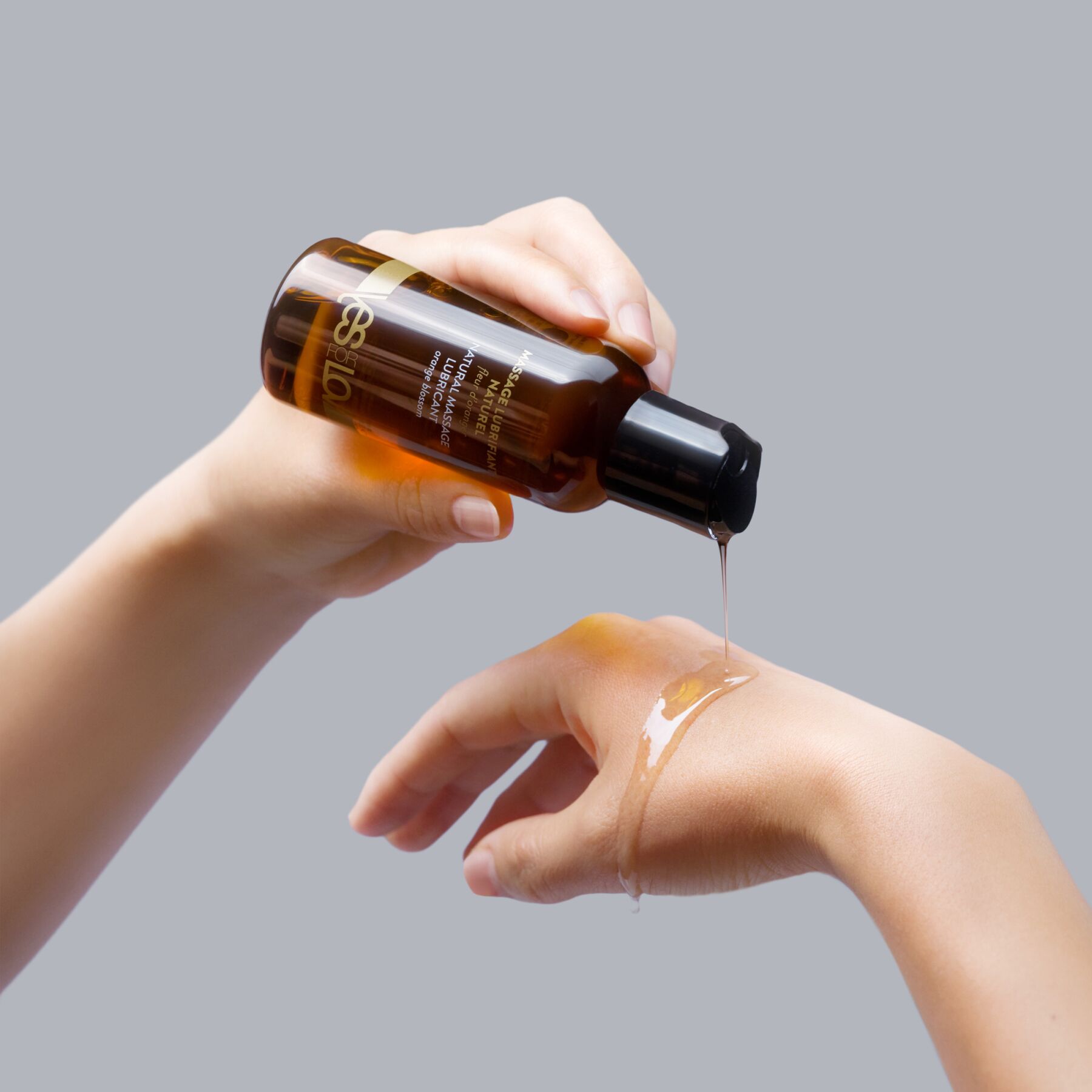 Масажна олія YESforLOV NATURAL MASSAGE LUBRICANT Orange blossom 100 мл - Зображення 2