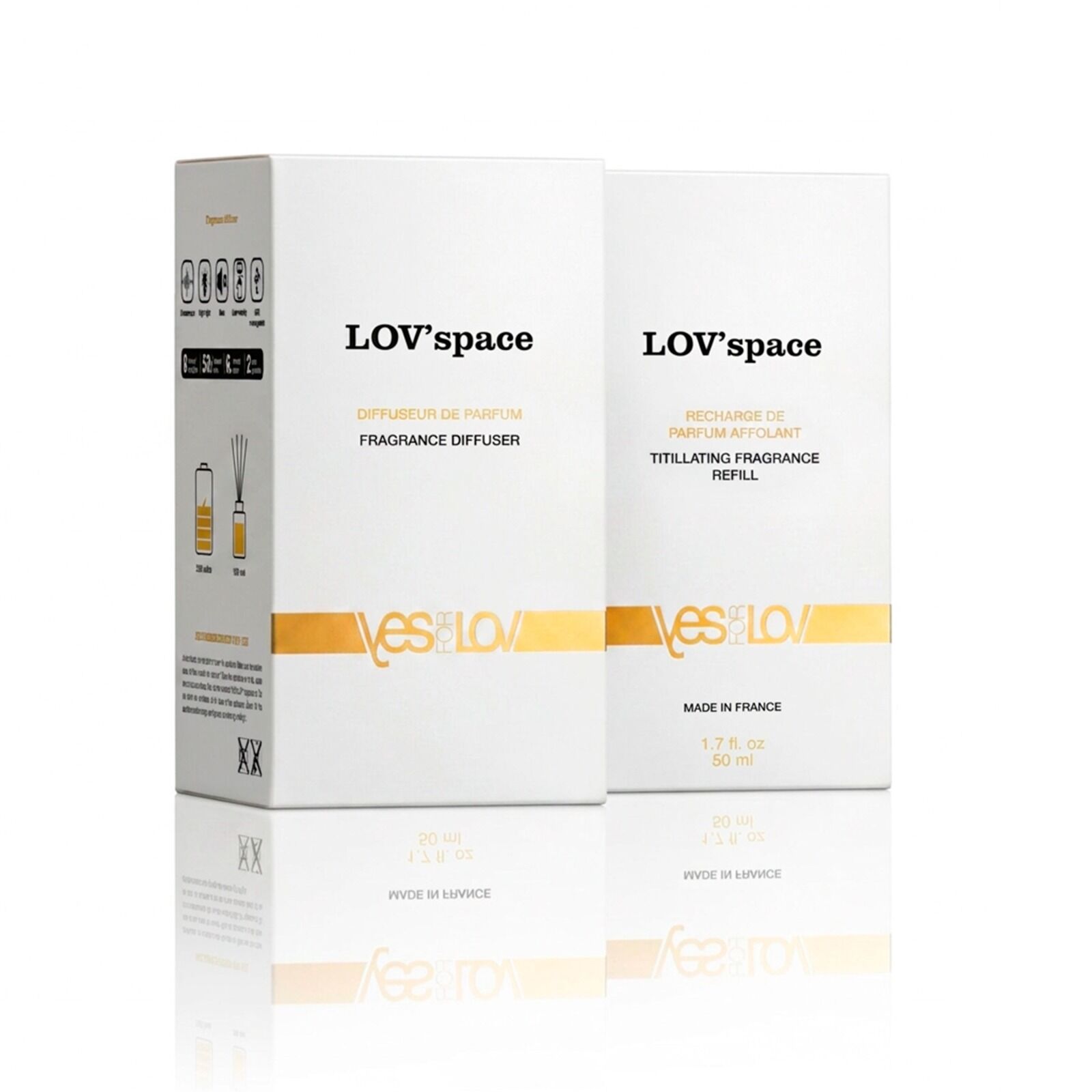 Ароматичний дифузор YESforLOV LOV'space + рефіл Titillating Fragrance Refill - Зображення 2