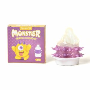 Насадка на член Recare Yellow Monster Spike Condom (м'яте паковання!!!)