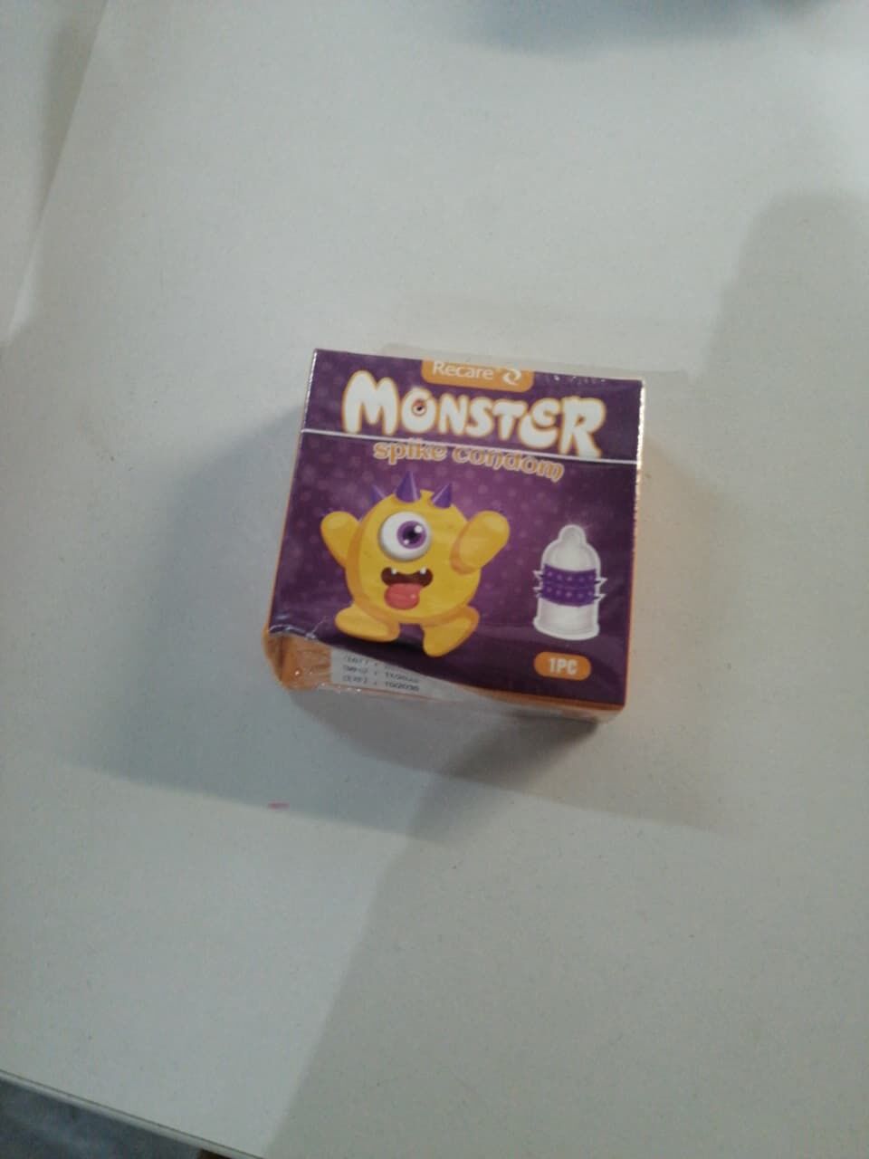 Насадка на член Recare Yellow Monster Spike Condom (м'яте паковання!!!) - Зображення 2
