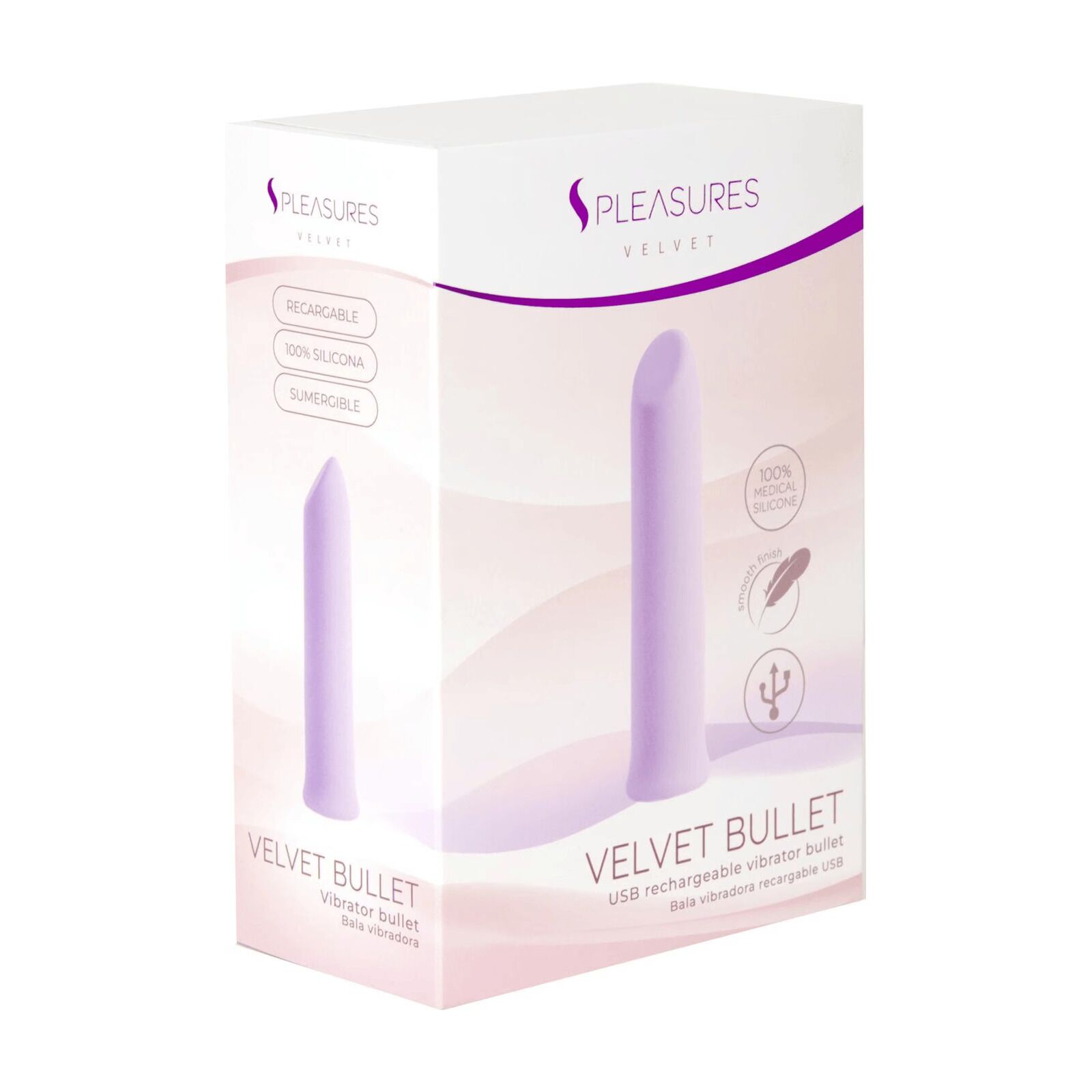 Віброкуля S Pleasures Velvet Bullet Candy Purple - Зображення 3