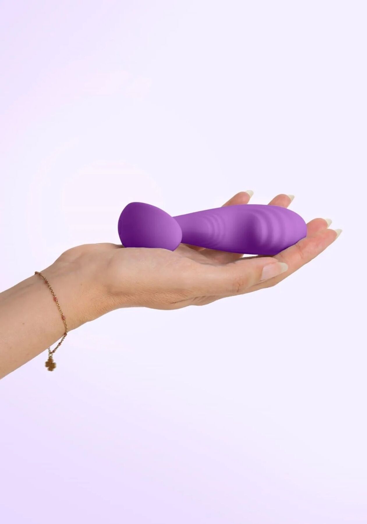 Вібромасажер простати S Pleasures Premium Cozy, Purple, з рельєфною головкою, 10 режимів - Зображення 4