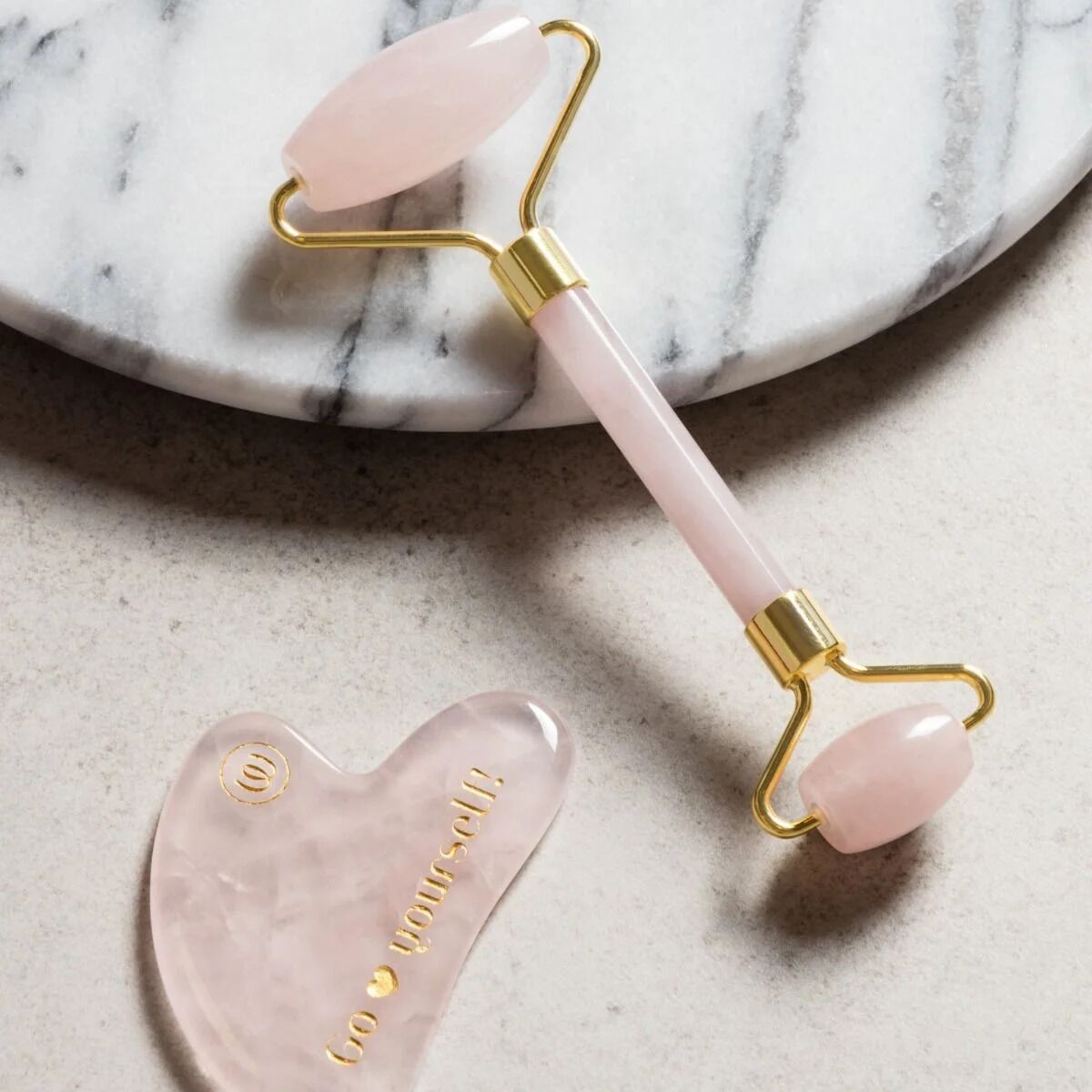 Набір масажерів гуаша Womanizer Gua Sha Set, ролер та скребок - Зображення 4