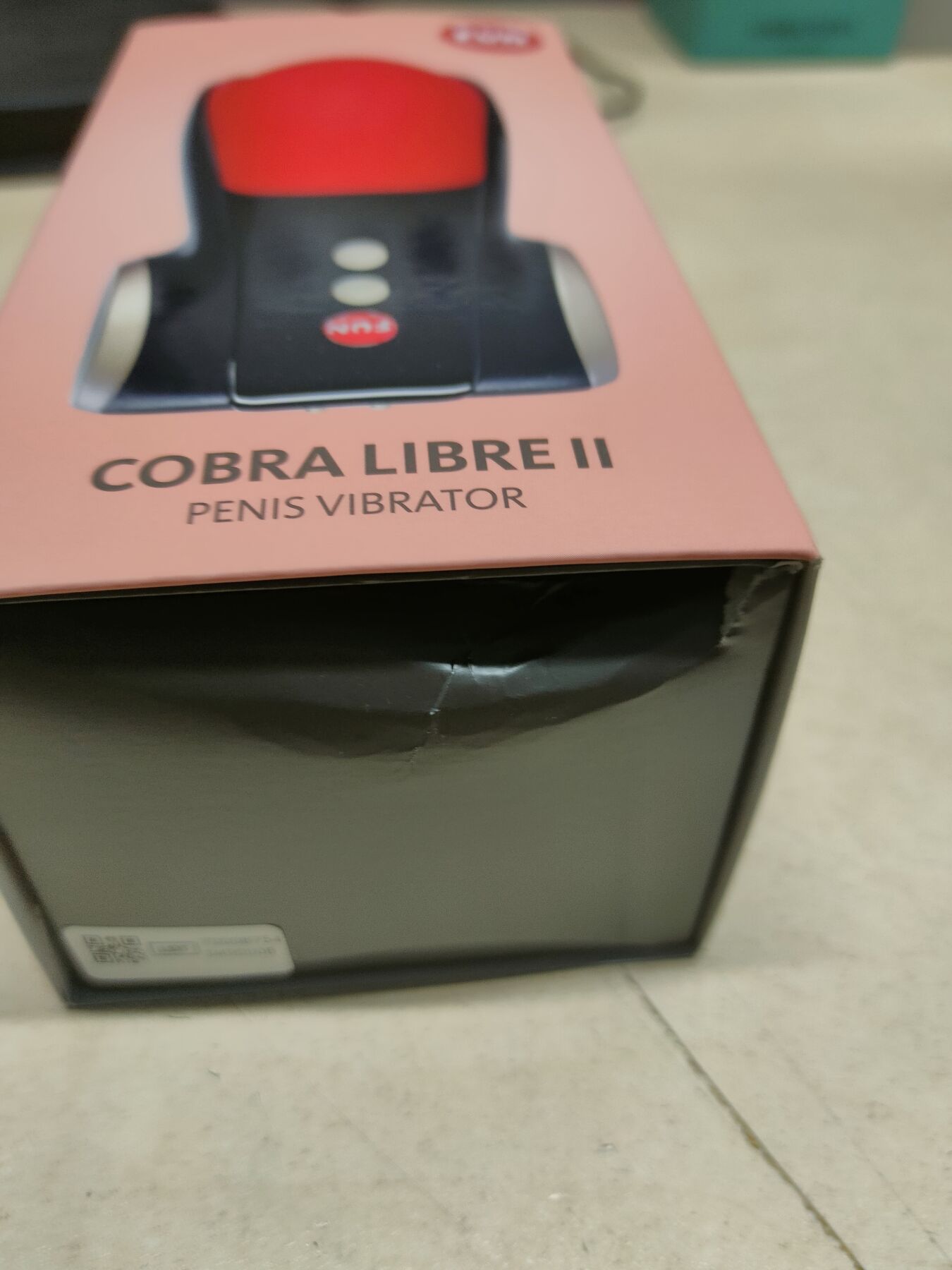 Мастурбатор для головки пеніса Fun Factory COBRA LIBRE II black/red (м'яте паковання!!!) - Зображення 2