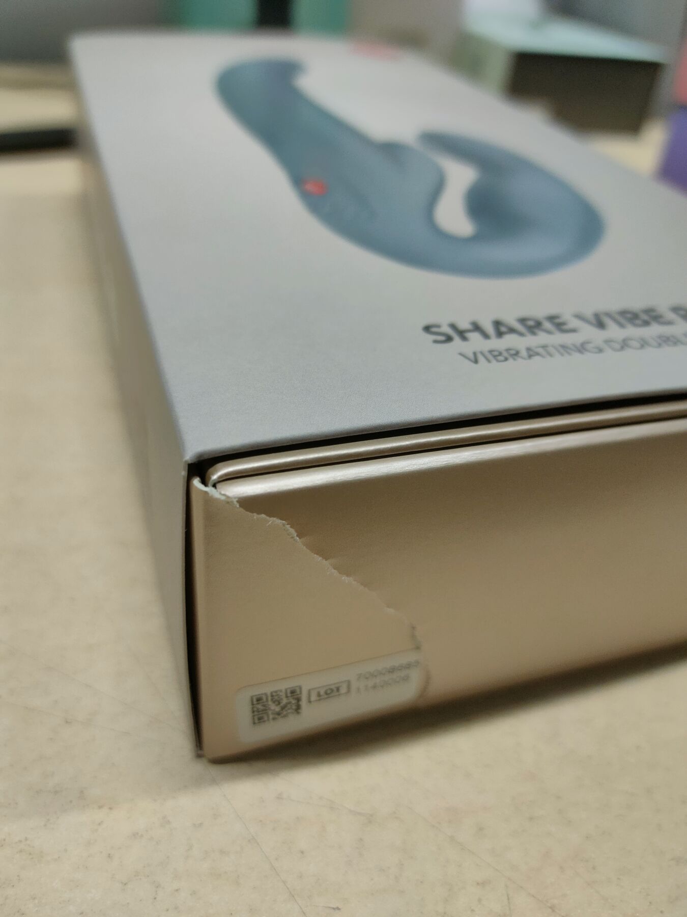 Безремінний страпон з вібрацією Fun Factory SHARE VIBE PRO cool grey (м'яте паковання!!!) - Зображення 2