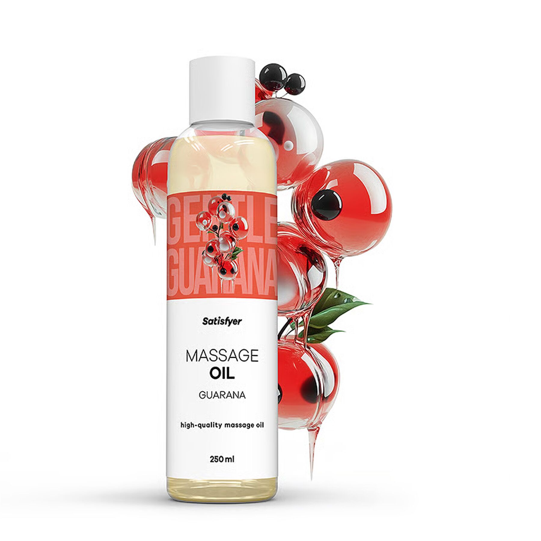 Розпродаж!!! Масажна олія Satisfyer Massage Oil Guarana 250 мл (термін 30.04.2027) - Зображення 2