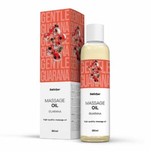 Розпродаж!!! Масажна олія Satisfyer Massage Oil Guarana 250 мл (термін 30.04.2027)